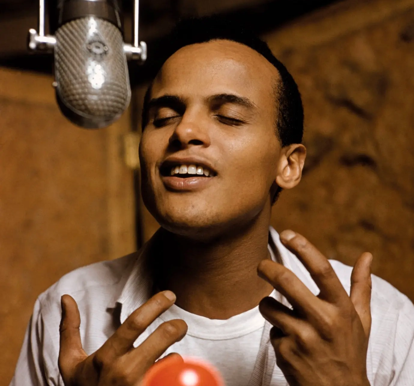 Young Harry in recording studio