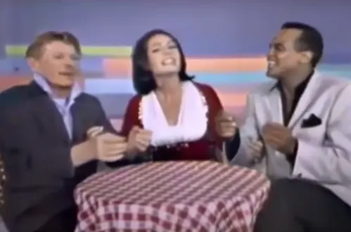 Danny Kay, Nana Mouskouri, and Harry Belafonte